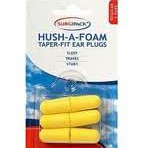 S/P Ear Plugs Hush-A-Foam