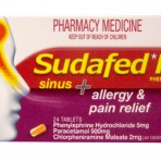 Sudafed PE Sinus/Allergy/Pain